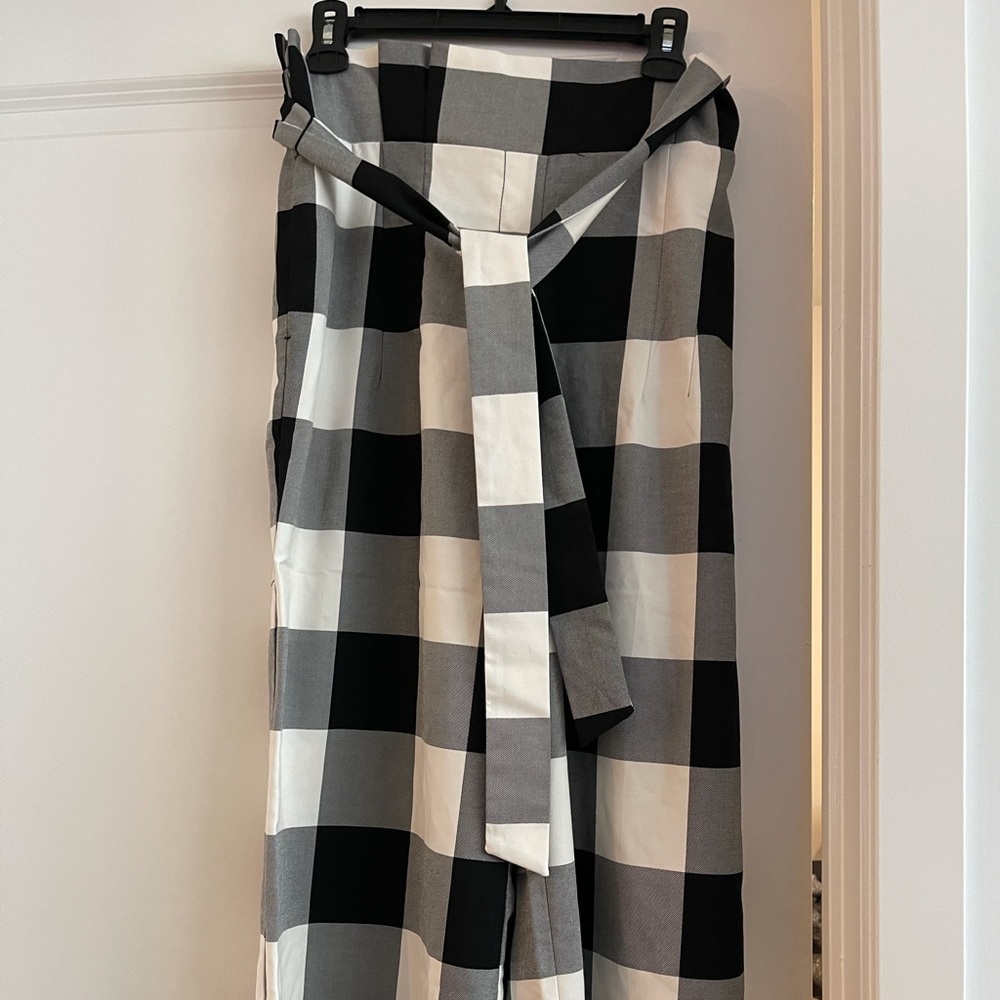 Wide Leg Block Colored Pants